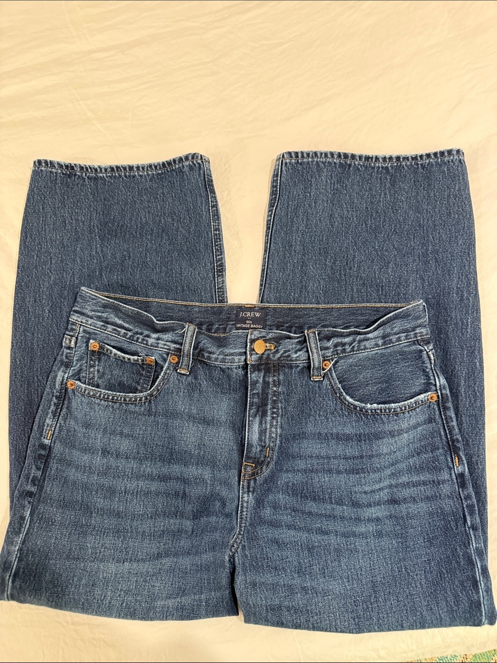 J. Crew Mid-Blue 90’s Baggy Jeans Petite 29P
